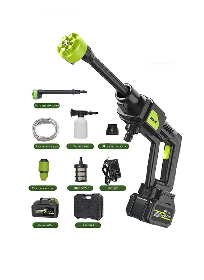 MDHL Handheld Portable Cordless High Pressure Electric Cleaning Machine 6 in 1 Nozzle Multi Scenario Use  - Image 1
