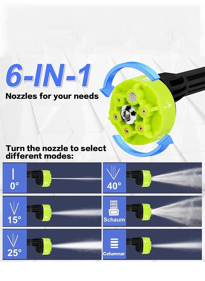MDHL Handheld Portable Cordless High Pressure Electric Cleaning Machine 6 in 1 Nozzle Multi Scenario Use  - Image 3