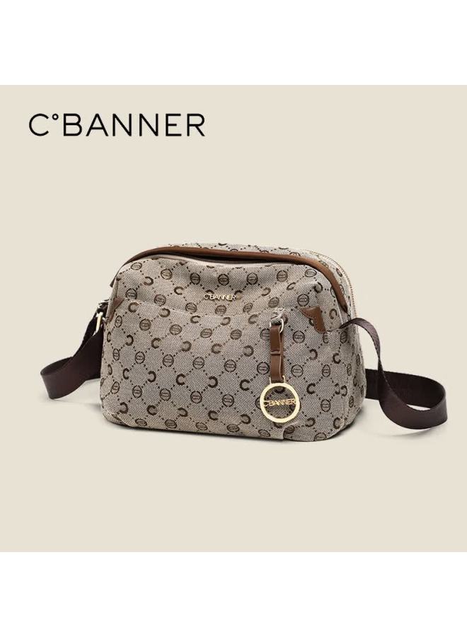 C.banner Women's Crossbody Bag Printed Large Capacity Lightweight Fashionable Shoulder Bag Birthday Gift Premium Feel For Girlfriend Wife - Image 2