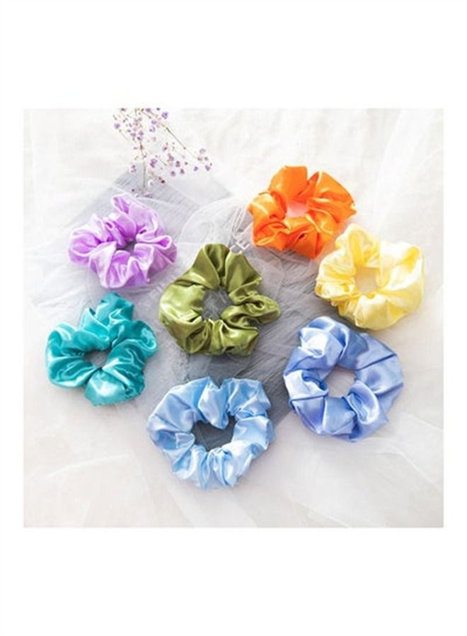Genetic 50-Piece Hair Silk Scrunchies Multicolour - Image 3