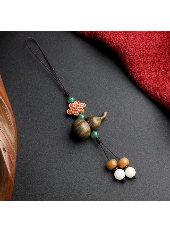 جوديس 【Goddess Gift】سوار اليقطين من خشب الصندل الأخضر 【خيط يدوي، خشب صندل طبيعي، بركة مزدوجة للحظ والازدهار، تصميم على الطراز العرقي】 - Image 4