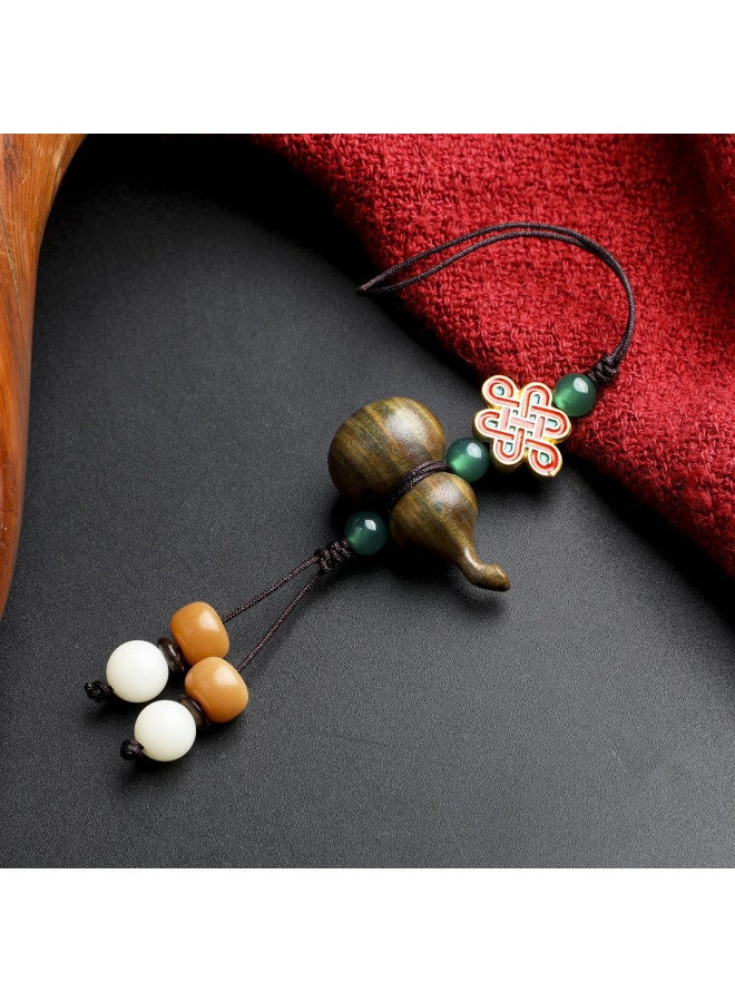 جوديس 【Goddess Gift】سوار اليقطين من خشب الصندل الأخضر 【خيط يدوي، خشب صندل طبيعي، بركة مزدوجة للحظ والازدهار، تصميم على الطراز العرقي】 - Image 3