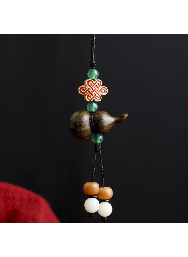 جوديس 【Goddess Gift】سوار اليقطين من خشب الصندل الأخضر 【خيط يدوي، خشب صندل طبيعي، بركة مزدوجة للحظ والازدهار، تصميم على الطراز العرقي】 - Image 2