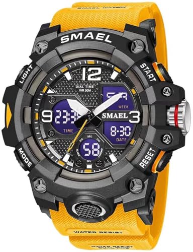 Gosasa Men's Watches Multi Function Military S-Shock Sports Watch LED Digital Waterproof Alarm Watches - Image 1