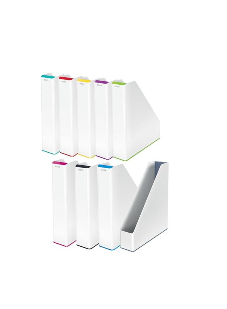 LEITZ ملف مجلات A4 من لايتز 5362، مجموعة WOW، لونين، أزرق جليدي - Image 2