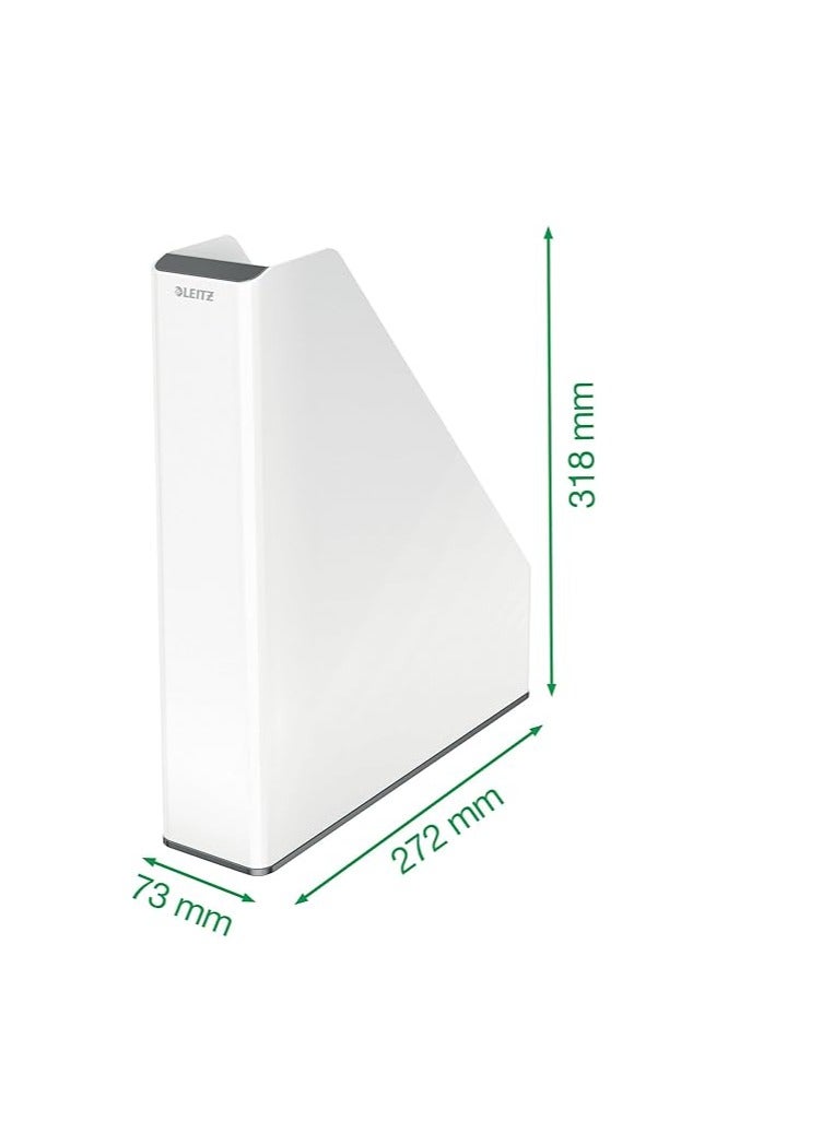 LEITZ ملف مجلات A4 من لايتز 5362، مجموعة WOW، لونين، أزرق جليدي - Image 3