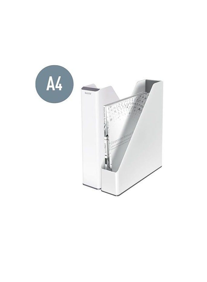 LEITZ ملف مجلات A4 من لايتز 5362، مجموعة WOW، لونين، أزرق جليدي - Image 4