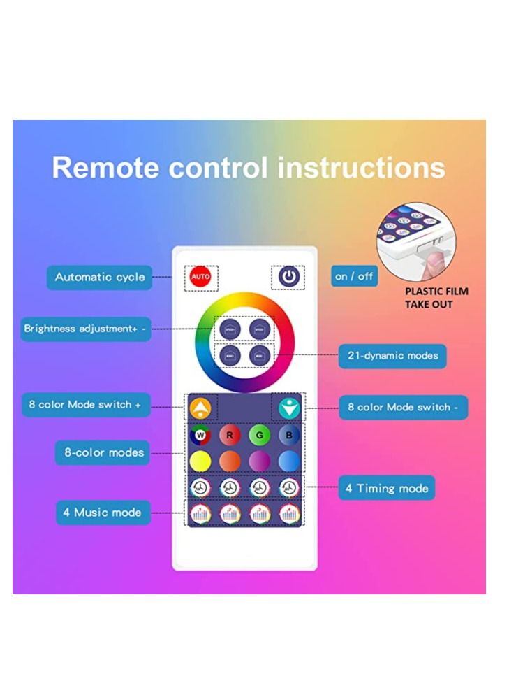أمبيانتي قضبان إضاءة LED ذكية محيطة 2 أضواء تدفق RGB تحكم تطبيق بلوتوث في التلفزيون والكمبيوتر والإضاءة الخلفية مع مزامنة الموسيقى لإعداد الألعاب وتزيين غرفة الترفيه  - Image 5