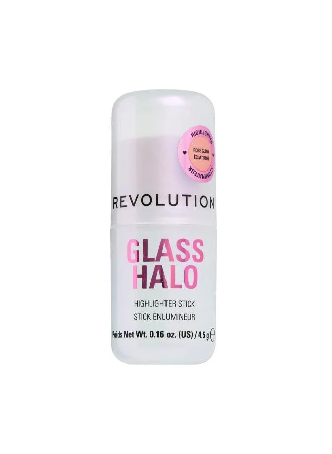 Revolution Glass Halo Highlighter Stick Rose Glow