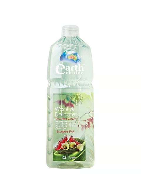Earth Choice Wool And Delicates Top And Front Loader Eucalyptus Fresh 1 Litre