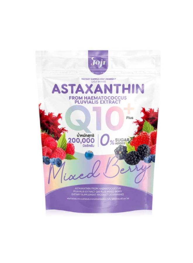 جوجي مكمل غذائي جوجي أستازانتين كيو 10+ بنكهة التوت المختلط