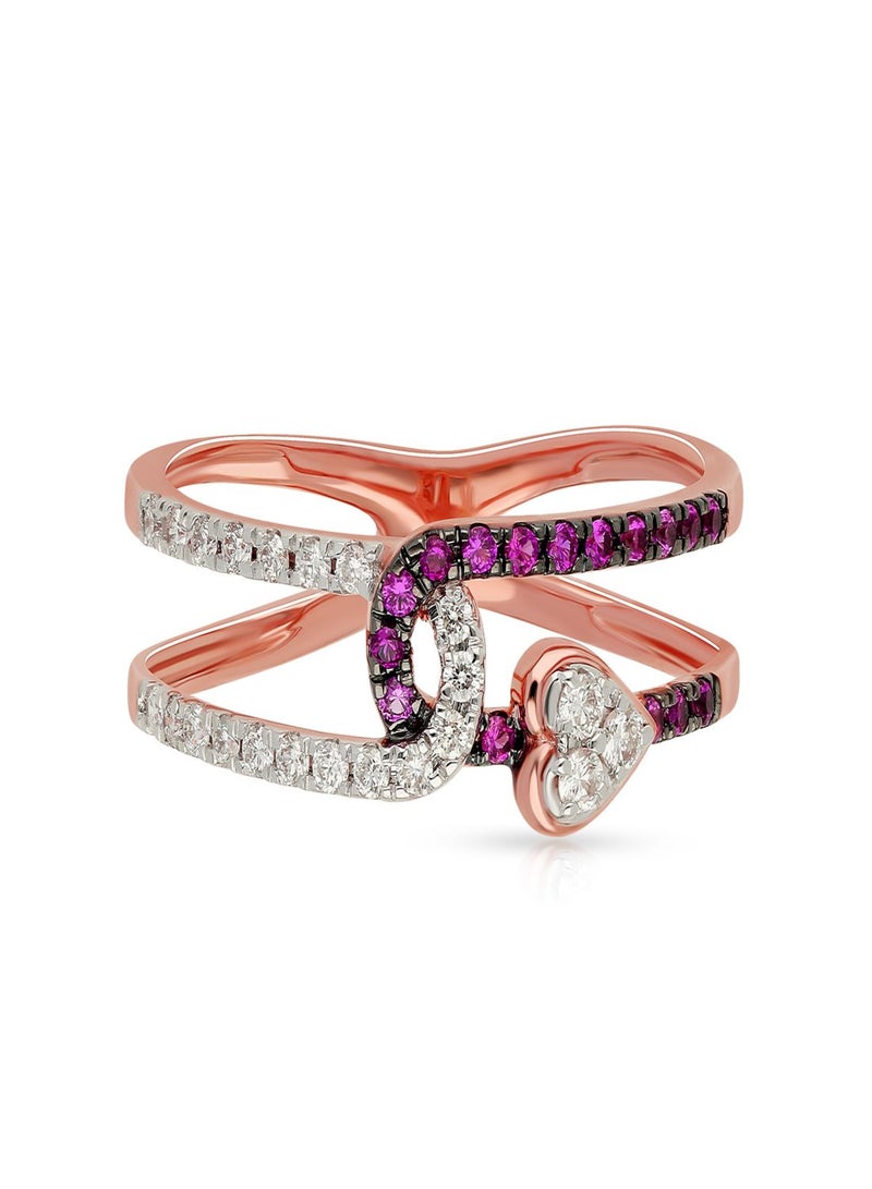 Malabar Gold and Diamonds 18 Carat 750 Purity Mine Diamond Ring MRGHTH080RN1 - Image 2