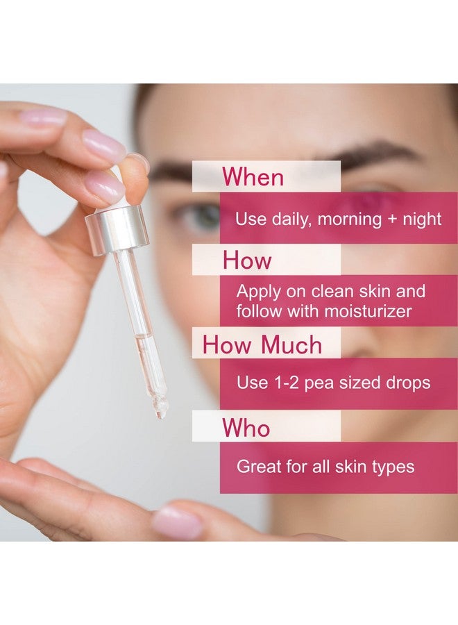 Pink Root Niacinamide 5% + Zinc Serum for Face, Pore Reducer, Uneven Skin Tone Treatment, Diminishes Acne Prone, Skin Balancing Pore Reducing, Restores Elasticity - Image 4