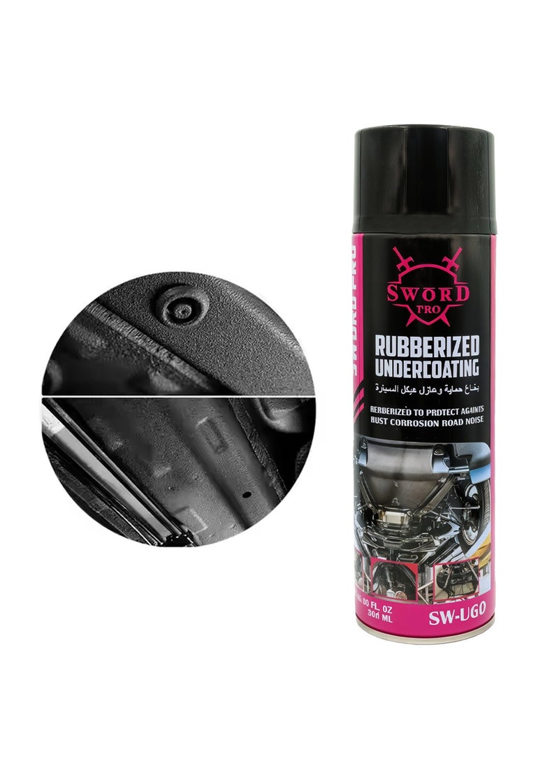Sword Pro - Sword Pro Rubberized Undercoating, 500ml, Protects Against Rust, Corrosion & Road Noise, Durable Rubberized Coating for Vehicle Underbody, SWU60 - Image 1