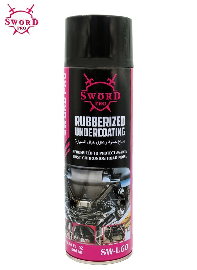 Sword Pro - Sword Pro Rubberized Undercoating, 500ml, Protects Against Rust, Corrosion & Road Noise, Durable Rubberized Coating for Vehicle Underbody, SWU60 - Image 1