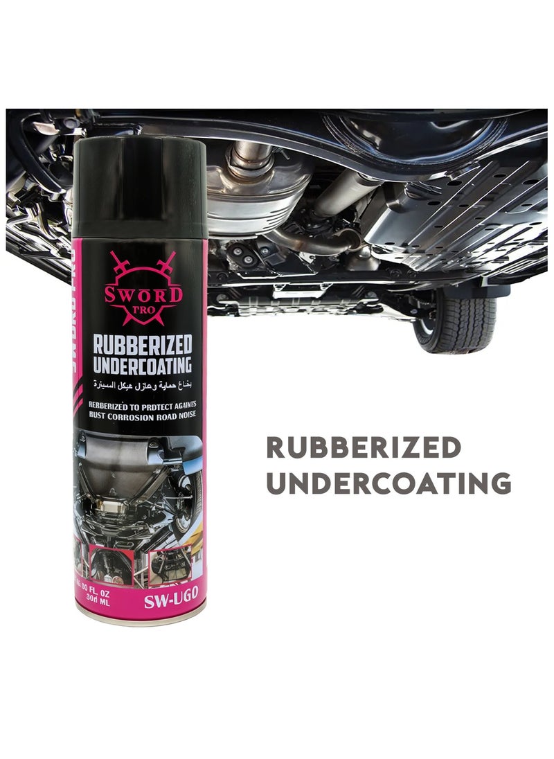 Sword Pro - Sword Pro Rubberized Undercoating, 500ml, Protects Against Rust, Corrosion & Road Noise, Durable Rubberized Coating for Vehicle Underbody, SWU60 - Image 1