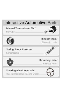 Car Parts Model Key Chains Set, Steering Wheel Metal Keychain Tire Rim Keychain, Spring Keychain Manual, Transmission Shift Lever Key Chain Rotor Engine Key Ring Holder, 5 Pcs - pzsku/Z6EAE439CCF1FBA8F0009Z/45/_/1704877013/a2e9fb87-a07f-42da-bd51-4c308e30e066