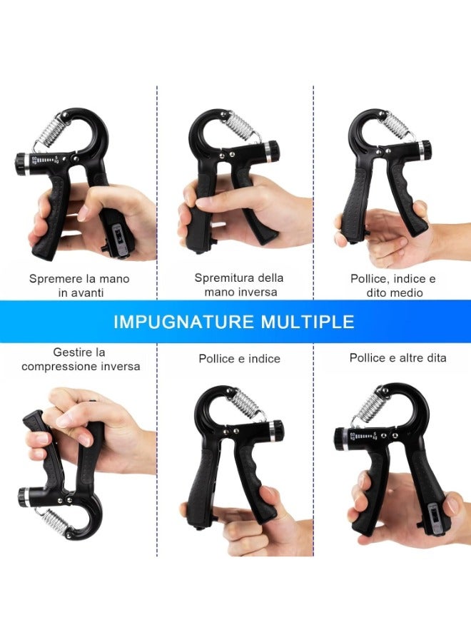 Hand Grip Strengthener, Adjustable Hand Grip Strengthener Exerciser, Strong Grip Training Handle for Wrist, Fingers, Forearm and Hands (Multicolor) - Image 4