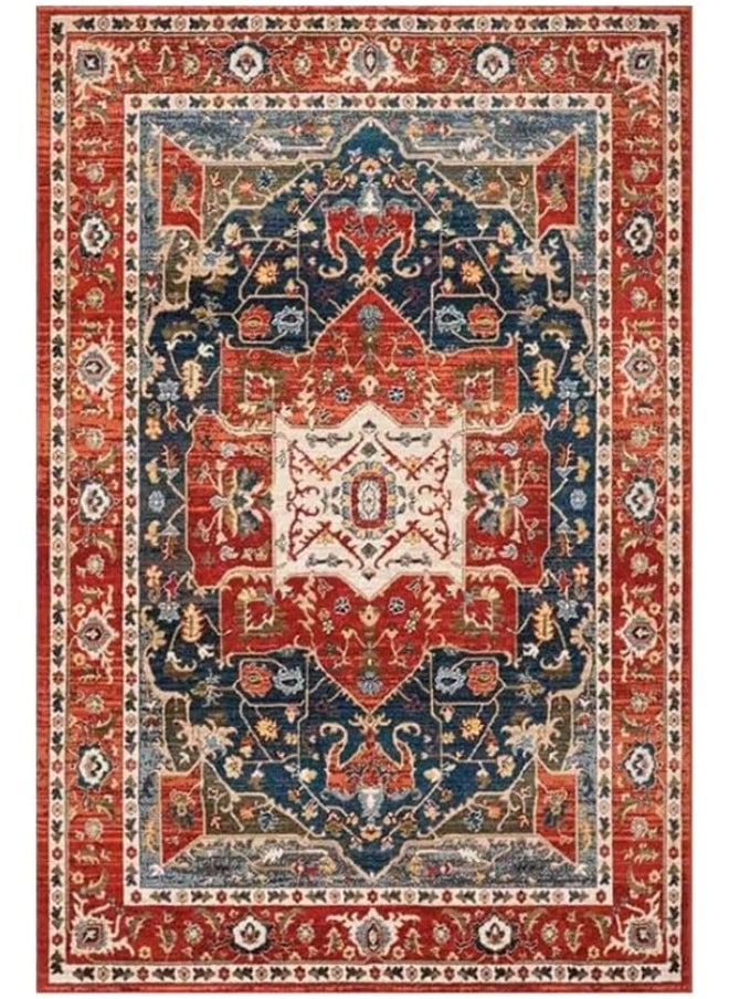 Generic Luxury Plush Living Room Bedroom Persian Carpet -80 * 160cm Creative Pattern | Soft, Anti slip, Anti stain | Machine Washable Home Decoration Essential Item  - Image 1
