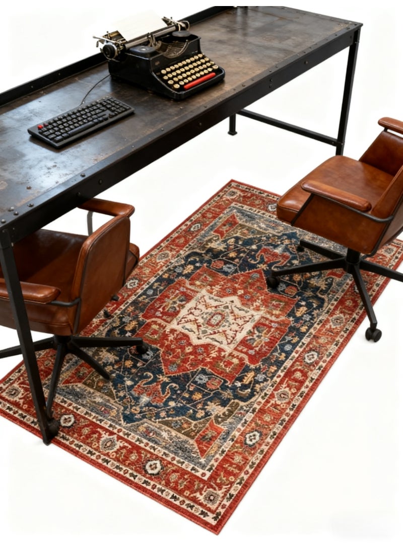 Luxury Plush Living Room Bedroom Persian Carpet -80 * 160cm Creative Pattern | Soft, Anti slip, Anti stain | Machine Washable Home Decoration Essential Item - Image 3