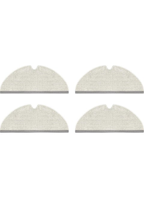 robotspare Roborock S5 Max Compatible High Quality 4 Piece Mop - Full Surface Microfiber and Thick