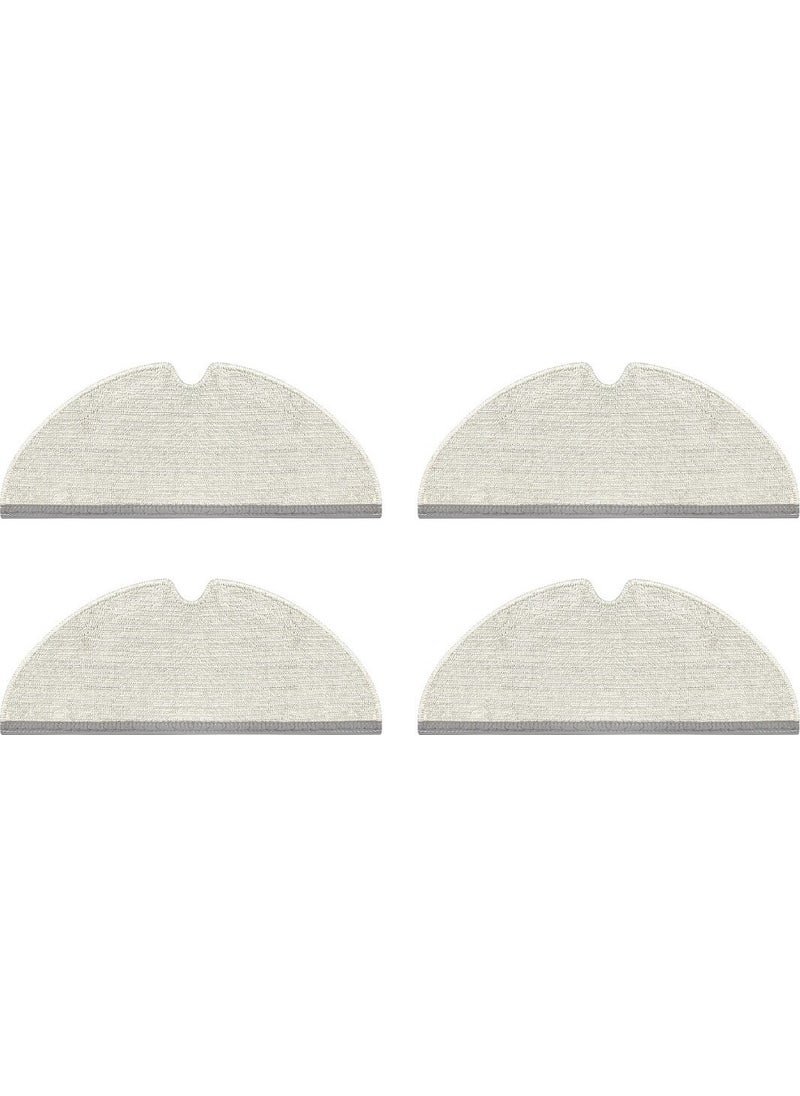 robotyedek - robotspare Roborock S5 Max Compatible High Quality 4 Piece Mop - Full Surface Microfiber and Thick - Image 1