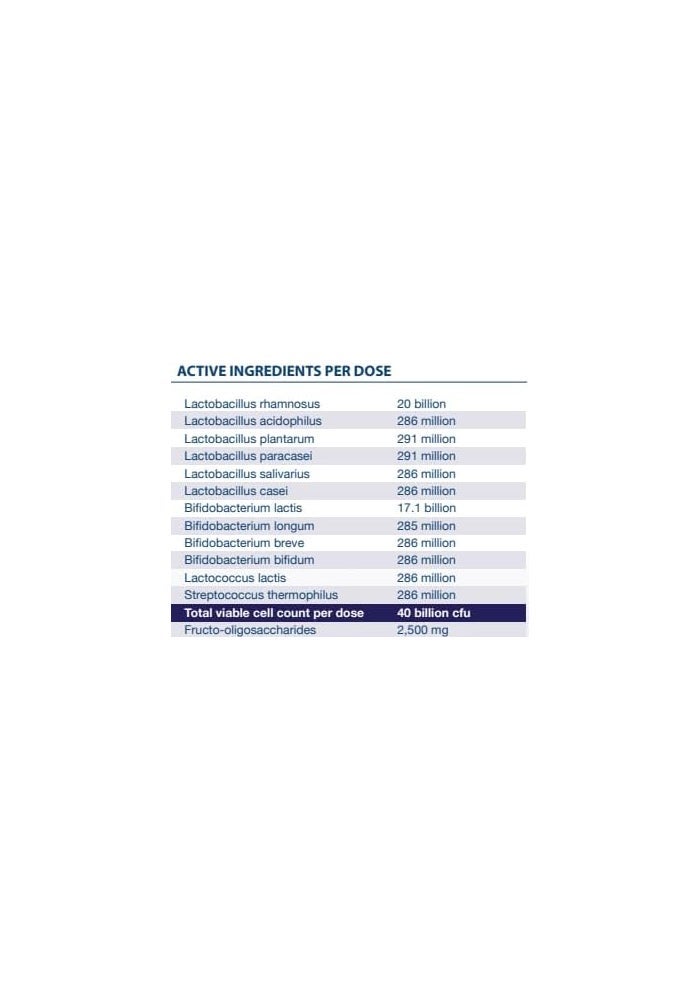 PROFLORA Intense Probiotic Supplement - 30 Sachets for Digestive Health with 40 Billion CFU - Image 4