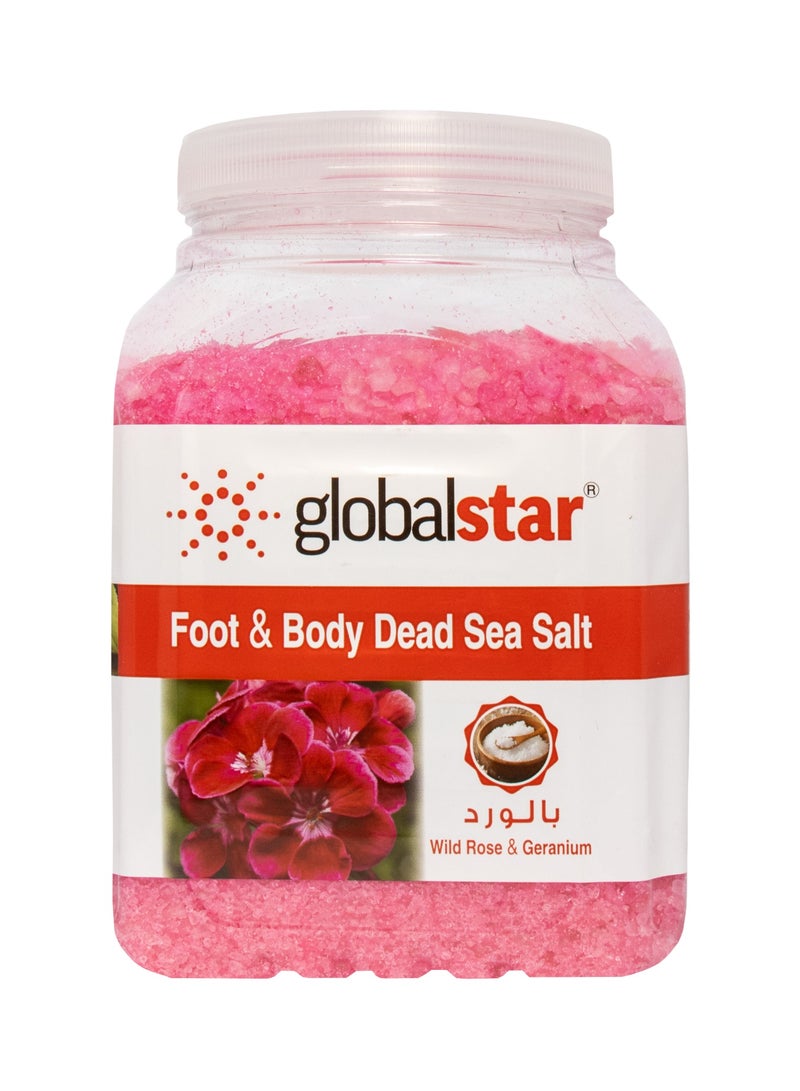 globalstar Dead sea salts for the body with roses 2.8 kg - Image 1