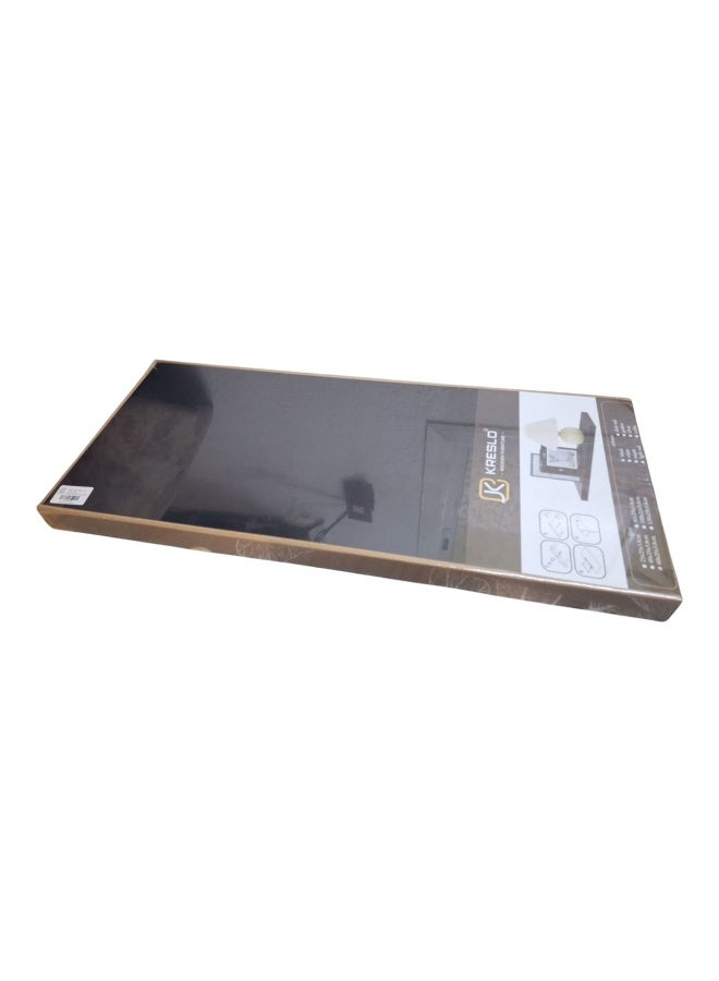 KRESLO Black Rectangular Floating Wall Shelf 60 x 25 x 3.8 cm - Image 3