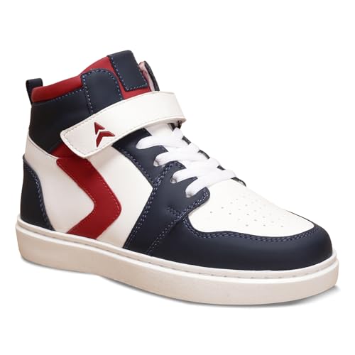 AVANT Kid's MiniMaverick Sneaker Shoes- Soft Cushioned Insole, Lightweight, Durable, Comfortable, Trendy, Casual Footwear (AVKSH003CL01SIZE11_UK11_Red/Navy) - Image 1