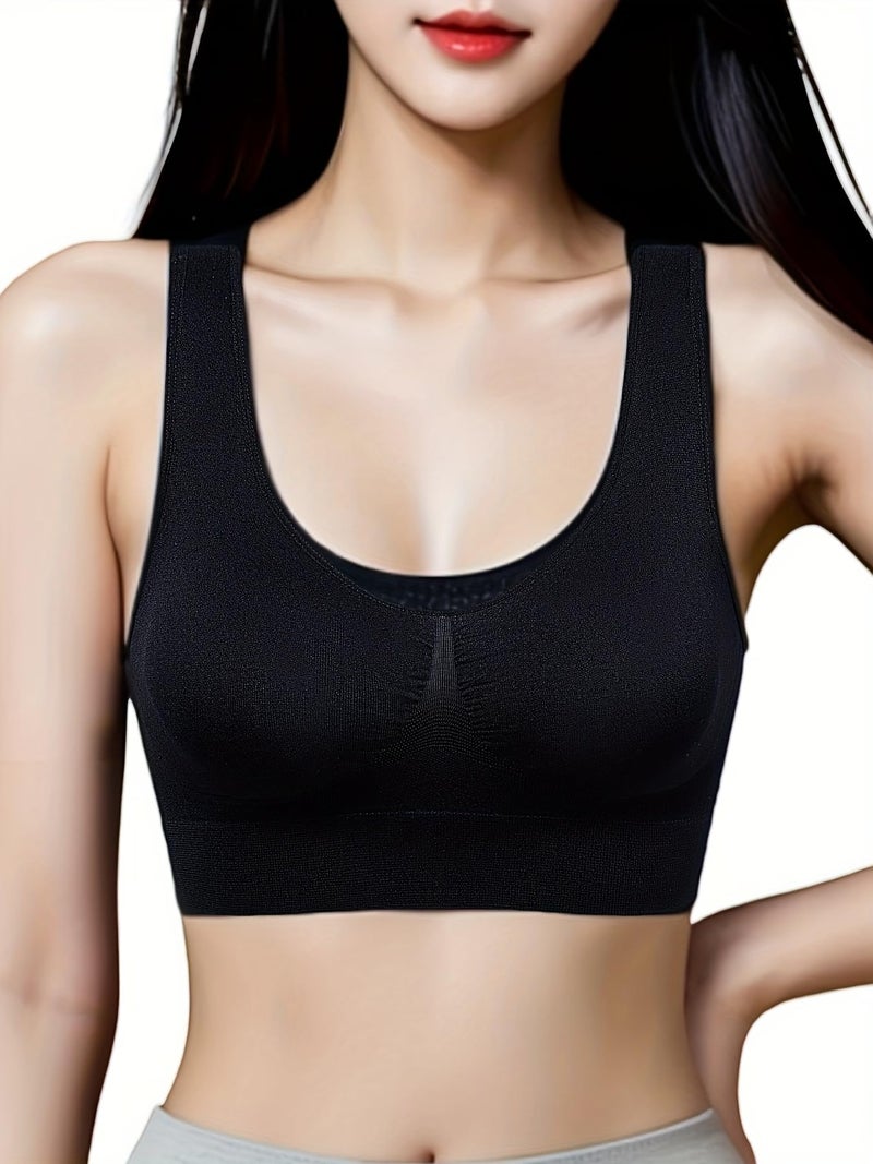 Hiking Gril Women's Comfort Wirefree Bralette Unpadded Sleep Yoga Bra 5H XL - Image 4