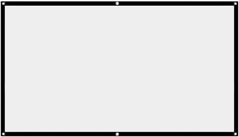 StepOK Projector Screen, White Projector Screen, 16:9 No Crease Home Theater Foldable Projection Screen 60"|72"|84"|100"|120"|150" - Image 1