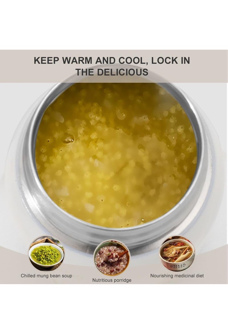 Excefore Vacuum Insulated Food Jar, 500ml Soup Thermal Hot Food Containers for Lunch, Insulated Food Jar for Kids, with Spoon for School, Office, Camping (Pink) - Image 4