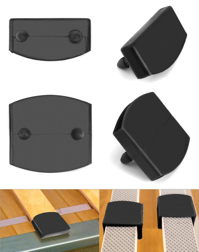 36 PCS PLASTIC BED SLAT CAPS SIDE AND CENTER BED SLATS HOLDERS REPLACEMENT FOR SINGLE DOUBLE AND KING SIZE BEDS 55MM X 9MM INSIDE