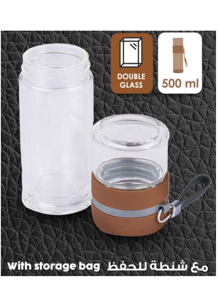 Alhor Camping & Hunting Tools DEVELOPED GLASS TEA CUP 2 WITH STORAGE BAG - Image 4