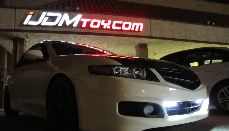 iJDMTOY 18W High Power 6-Osram LED Daytime Running Light Kit - Universal Fit for Cars, Trucks, SUVs - Image 4