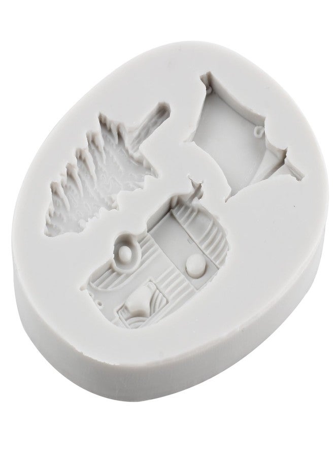 MINFEIDMS Travel Silicone Mold Camping Tent Fondant Molds For Cake Decorating Cupcake Topper Candy Chocolate Gum Paste Polymer Clay - Image 4