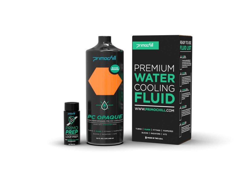 PrimoChill Opaque Computer WaterCooling Fluid - Pre-Mix (32oz) - Blood Orange - Image 2