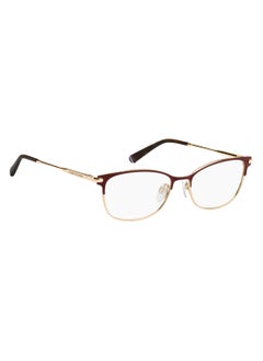 TOMMY HILFIGER Women's  Rectangular Shape Metal Sunglasses Th 1958  37 - Lens Size: 36.5 Mm - Mt Burg Gd  - Image 2