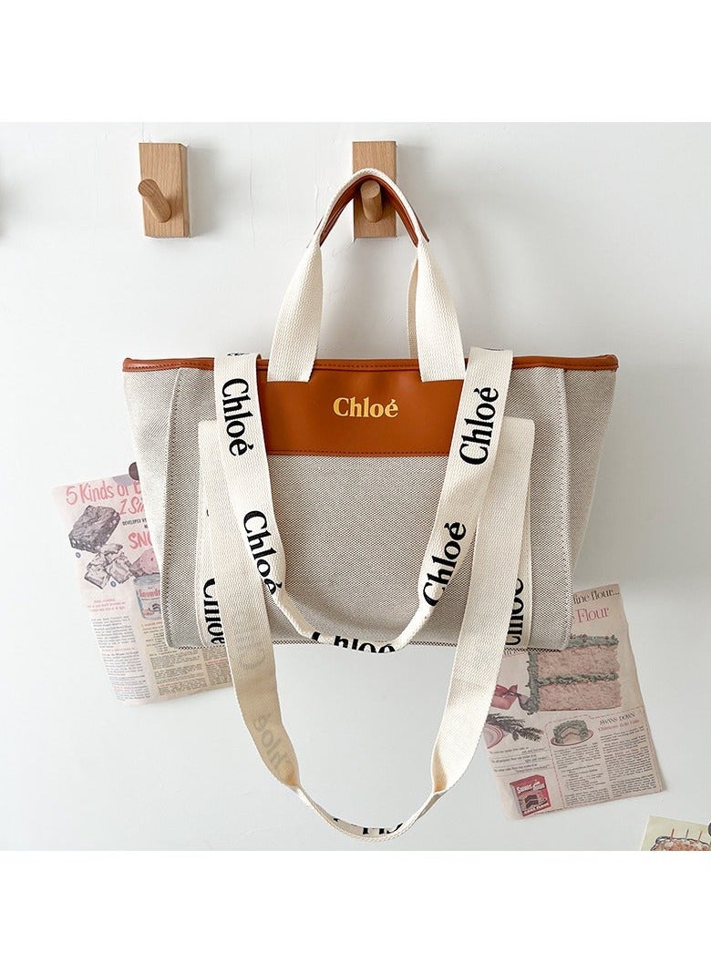 Chloe - Chloe Fashion Canvas Bag Tote Bag - Image 1
