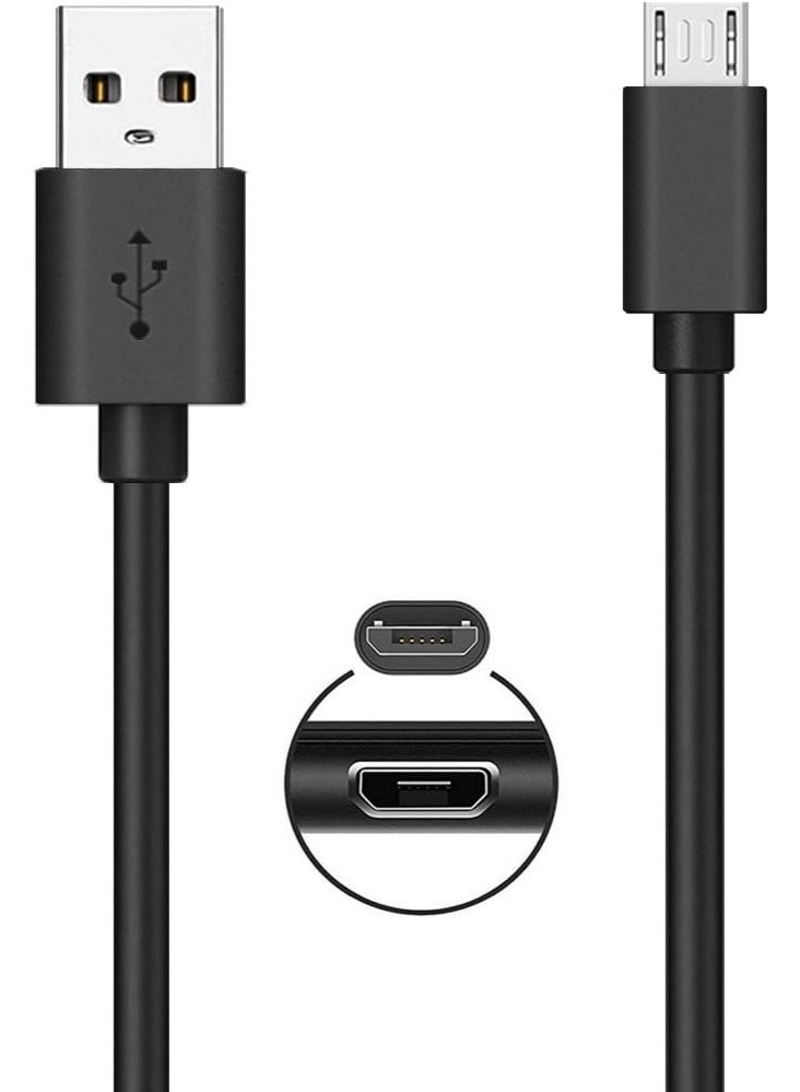 INSIJAM 2M Micro USB Cable Fast Charger Compatible with Fire HD Tablet X-Box One Dual-Shock 4 PS4 Controller Charging Cord for Samsung Fire Stick Android Wire for Moto E/E5/E6 for LG K8V K40 Phone - Image 1