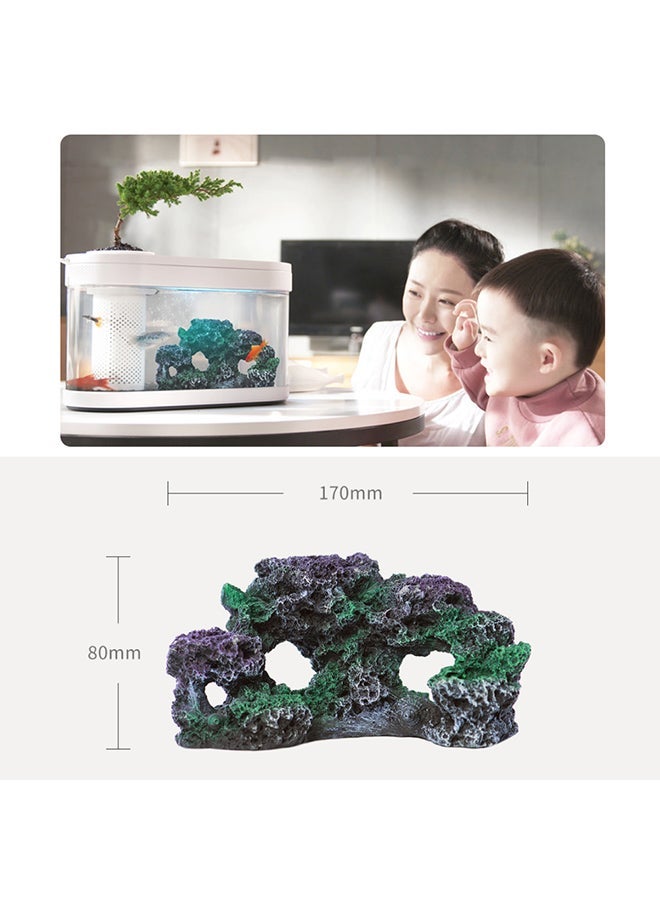 نيبمينينت Resin Mountain Rock Landscape Decorations Multicolour 21x10x11cm - Image 4