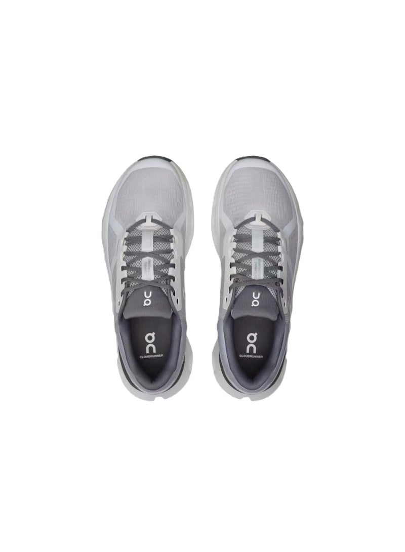 اون راننج حذاء Cloudrunner 2 الرياضي رمادي/أبيض - Image 3