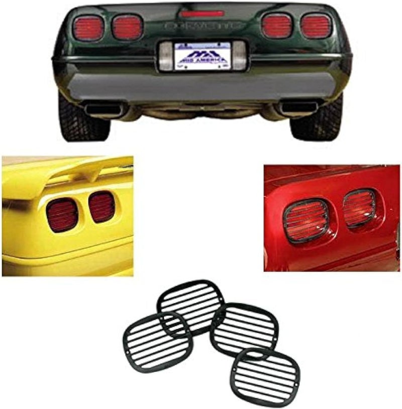 MIDWEST CORVETTE C4 Tail Light Louver Cover Kit - Image 1