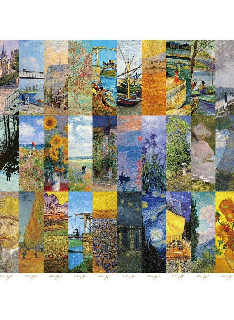 Generic 30Pcs Art Painting Bookmarks for Book Lovers Watercolor Bookmarks Aesthetic Bookmarks Bulk Bookmarks for Men, Book Lovers - Image 4