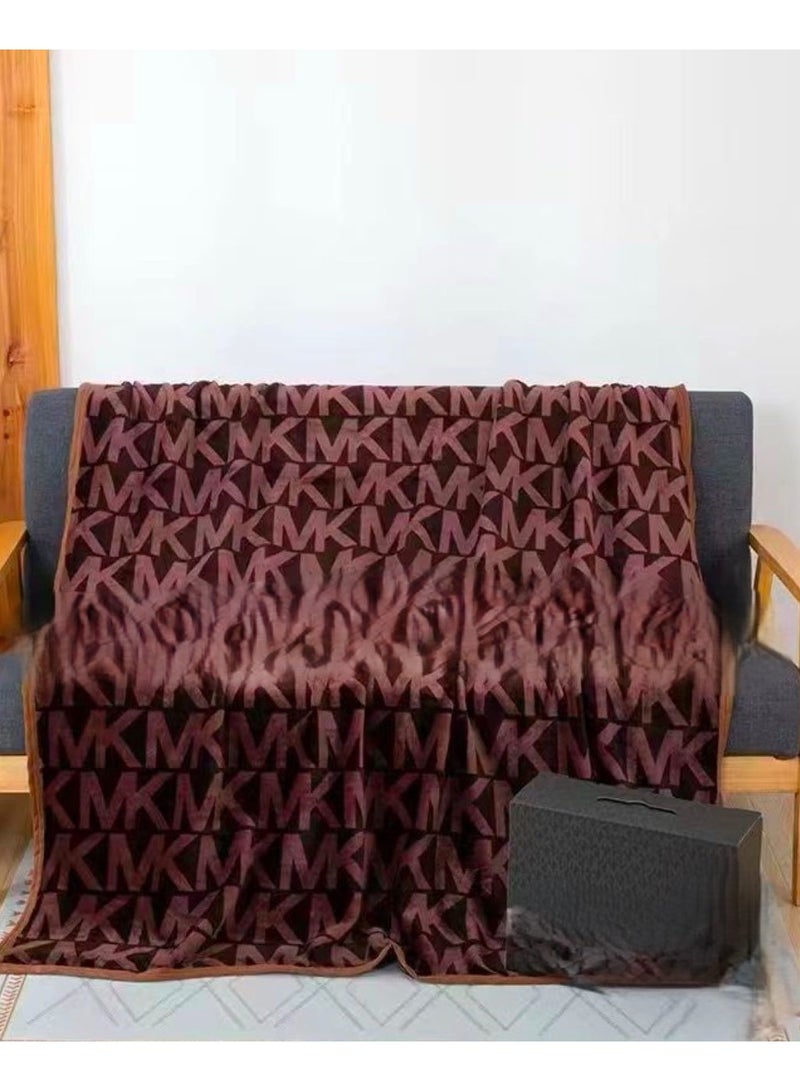 Lightweight Plush and Warm Throw Blanket 