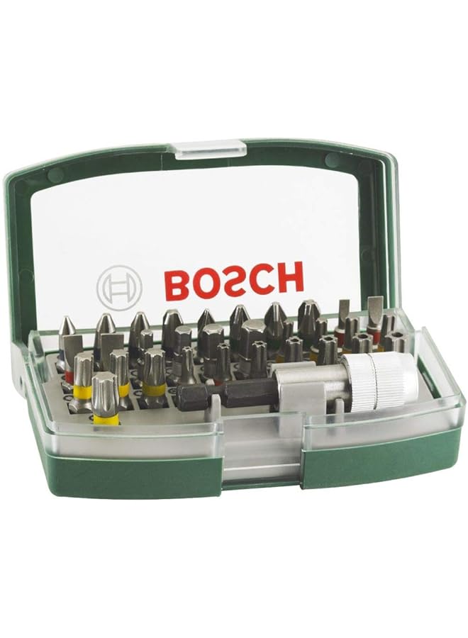 BOSCH 32 Pcs Screwdrv Bit Set 2 607 017 063 - Image 1