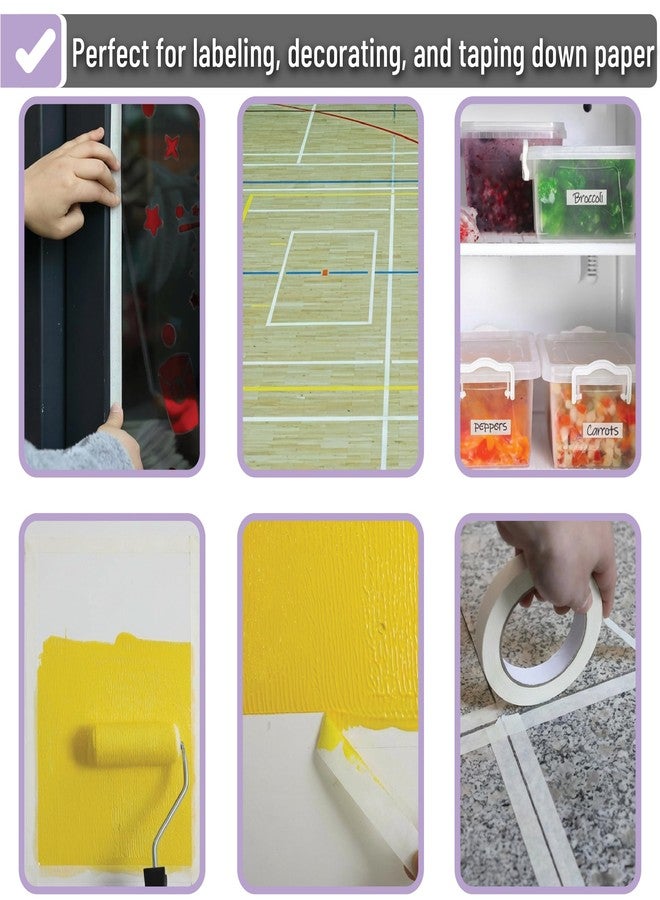 Mr. Pen- Masking Tape, 0.6 inch, 3 Pack, Beige, Painter's Tape - Image 5