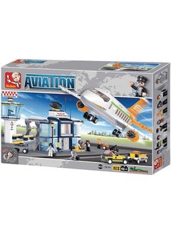 Sluban Sluban International Airport Building Blocks 678 Pieces - B0367  - Image 1