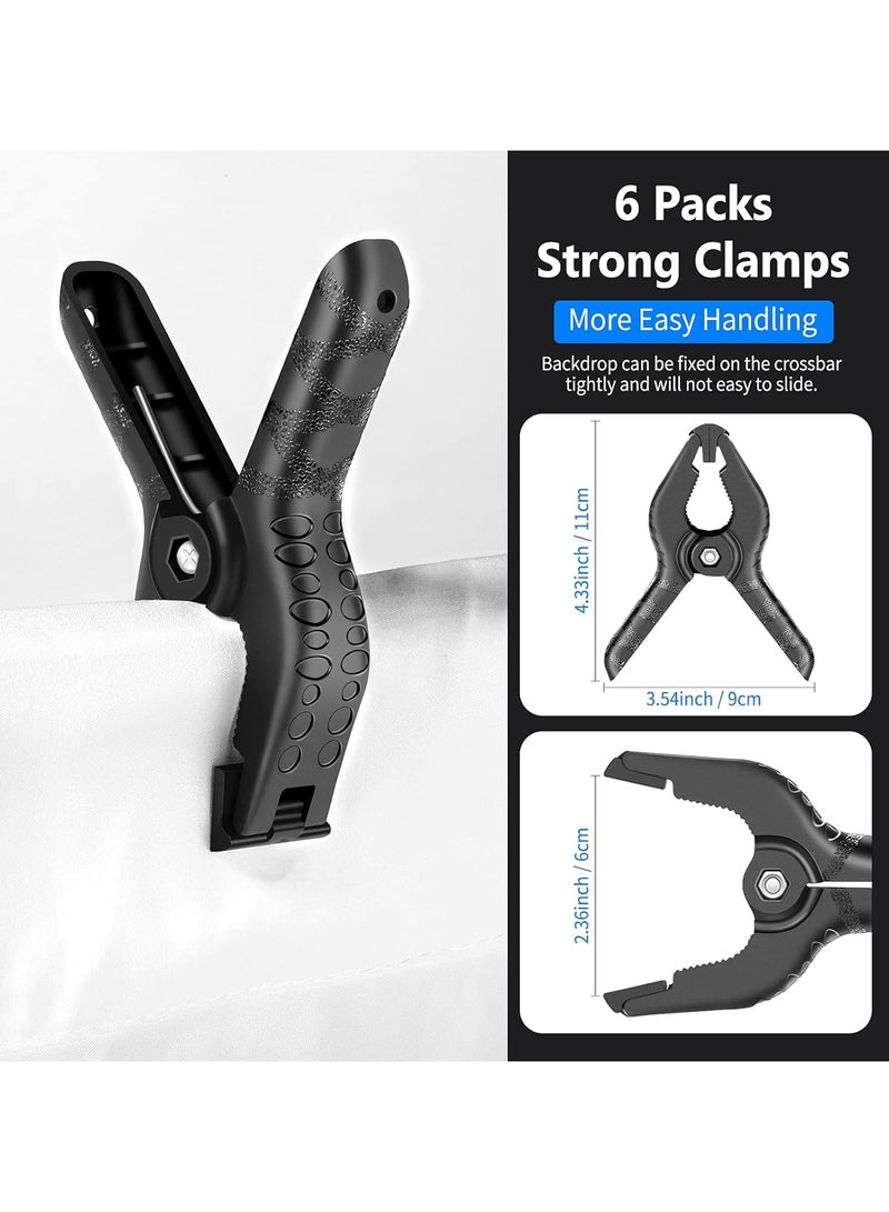 نيوير طقم استوديو التصوير من NEEWER مع خلفية للتصوير الفوتوغرافي: نظام خلفية بحجم 8.5 × 10 قدم، إضاءة LED 5700K بقوة مكافئة 800 واط مع سوفت بوكس، وإضاءة استوديو مع خلفيات الشاشة الخضراء لتصوير المنتجات والبورتريه. - Image 5